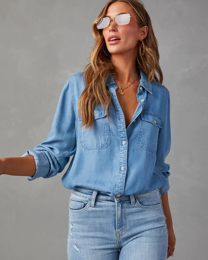Sky | Classic Denim Shirt
