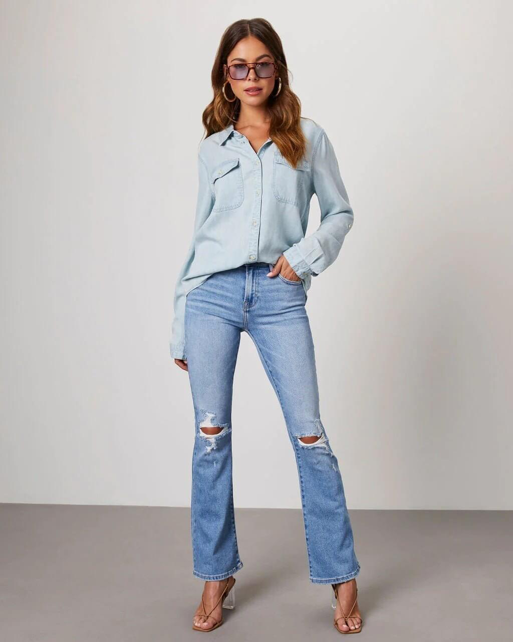 Sky | Classic Denim Shirt