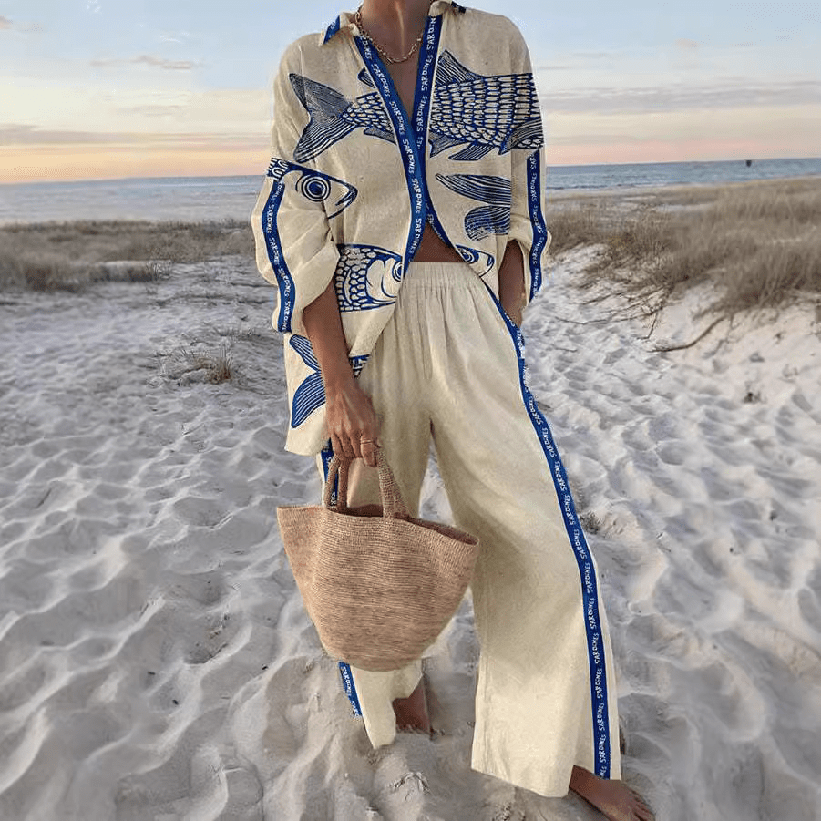 Ivey | Coordinated Shirt and Pants Set