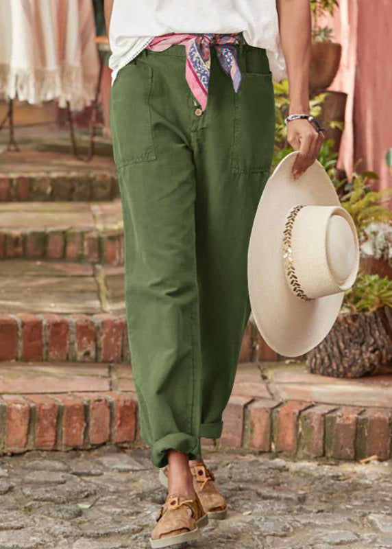 Alba | Elegant Relaxed Trousers with Patch Pockets
