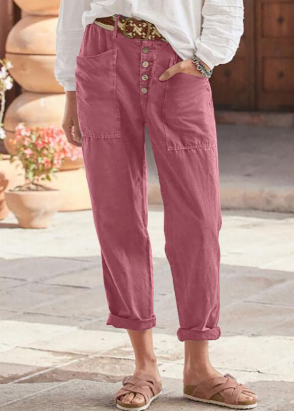 Alba | Elegant Relaxed Trousers with Patch Pockets