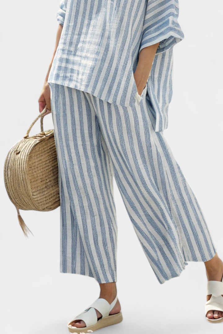 Rensleigh | Blue Striped Set