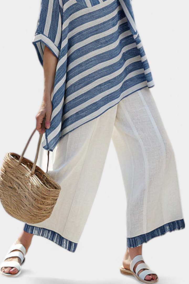 Corvielle | Hem Striped Set
