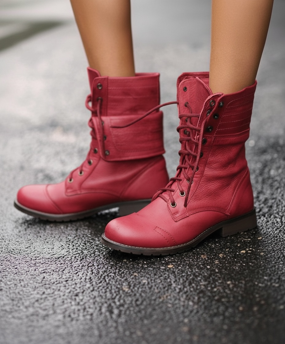 Rowena | Women’s Vintage Lace-Up Boots