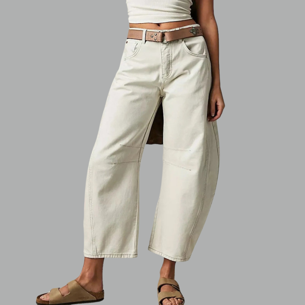 Bronwen | Modern High Waist Barrel Leg Jeans