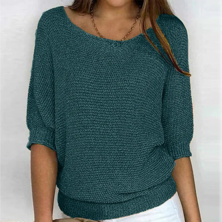 Juno | Half-Sleeve Knit Top