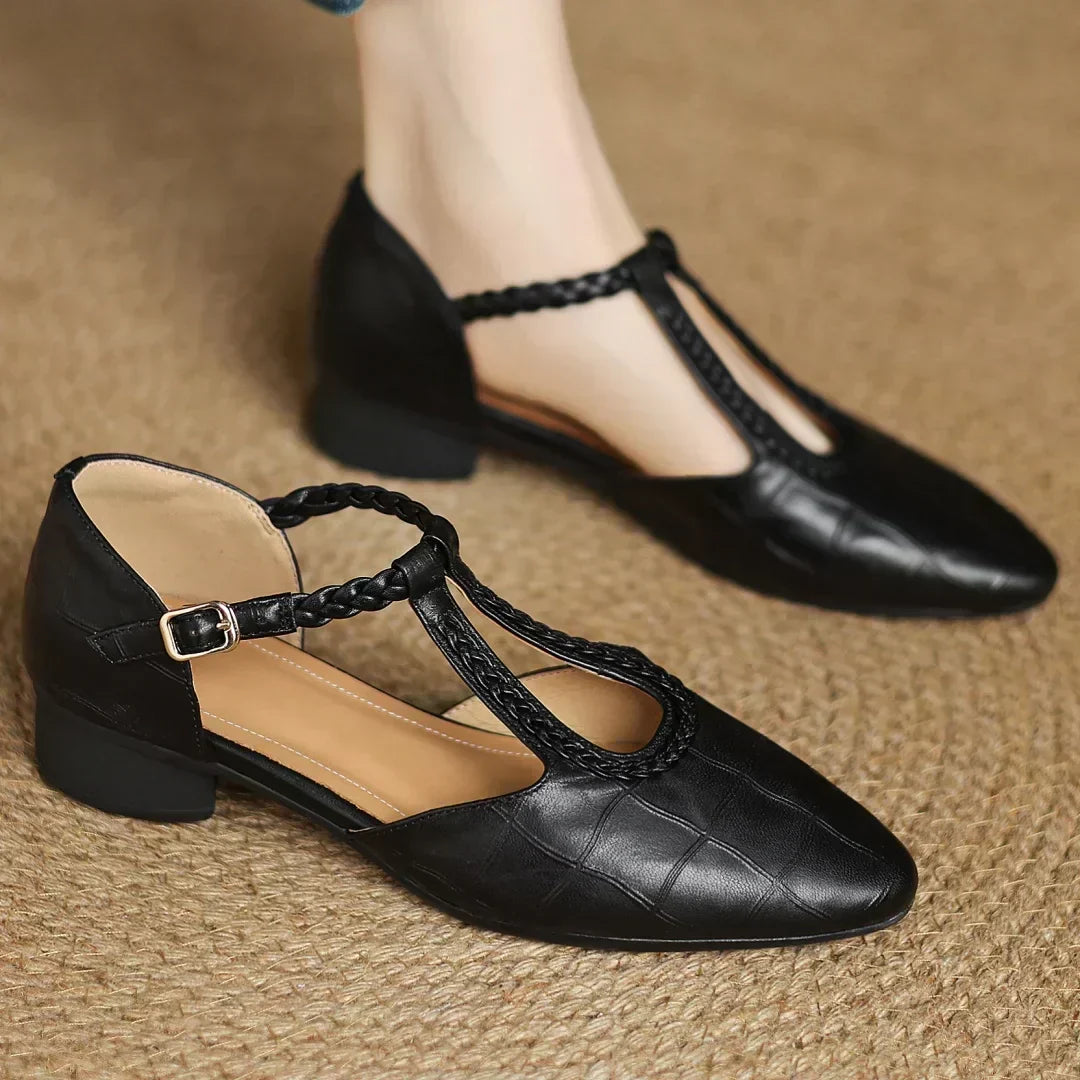 Vivienne | Leather Mary Janes