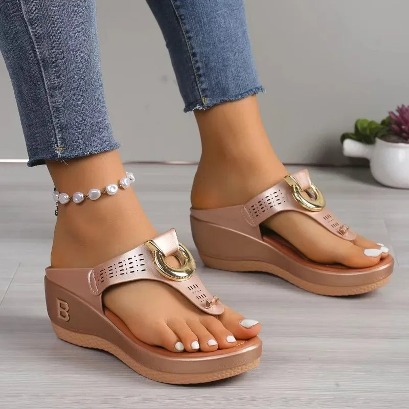 Dilwen | Elegant Wedge Sandals