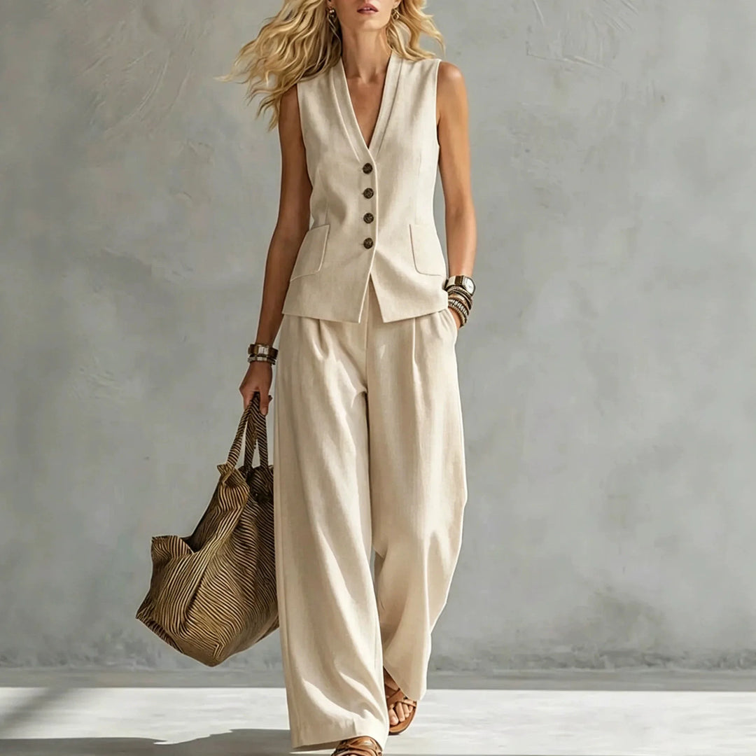 Grace | Two-Piece Linen Set