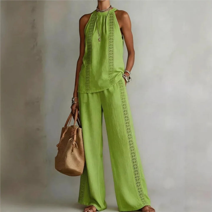 Ruby | Two-Piece Linen Set