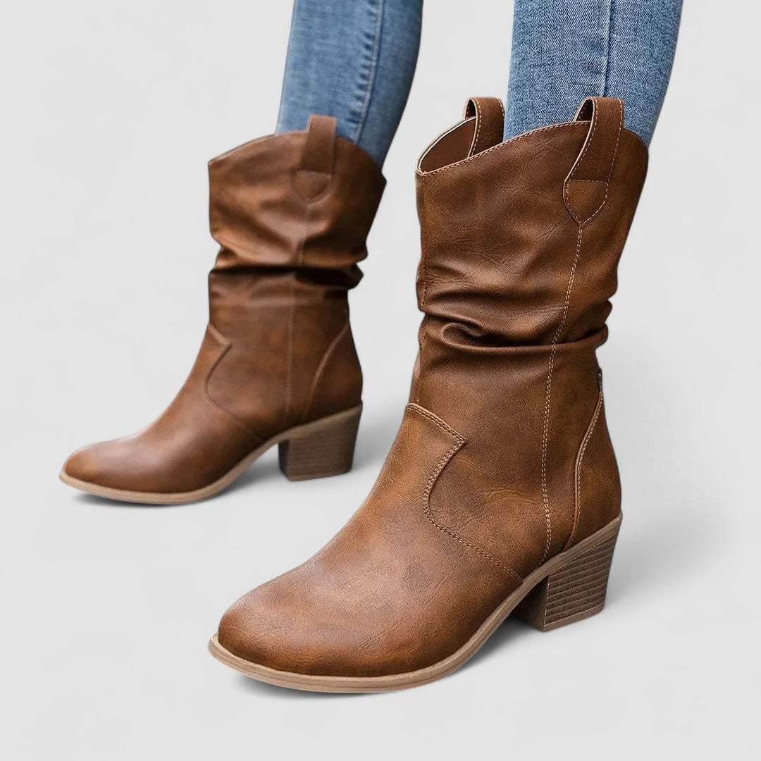 Vivian | Orthopedic Leather Boots