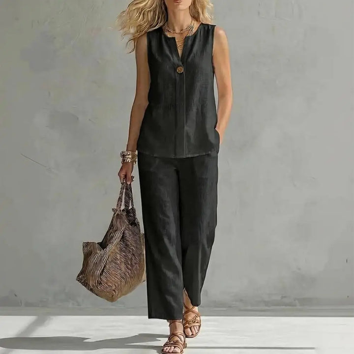 Nova | Two-Piece Linen Set