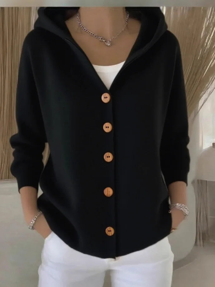 Callie | Hooded Knit Cardigan