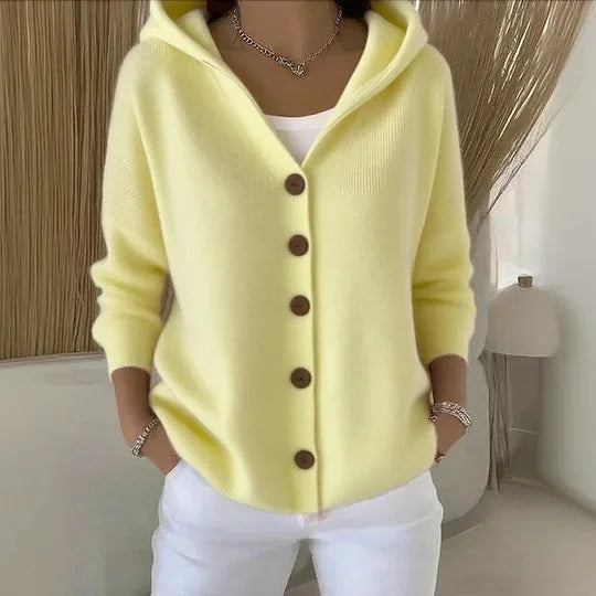 Callie | Hooded Knit Cardigan
