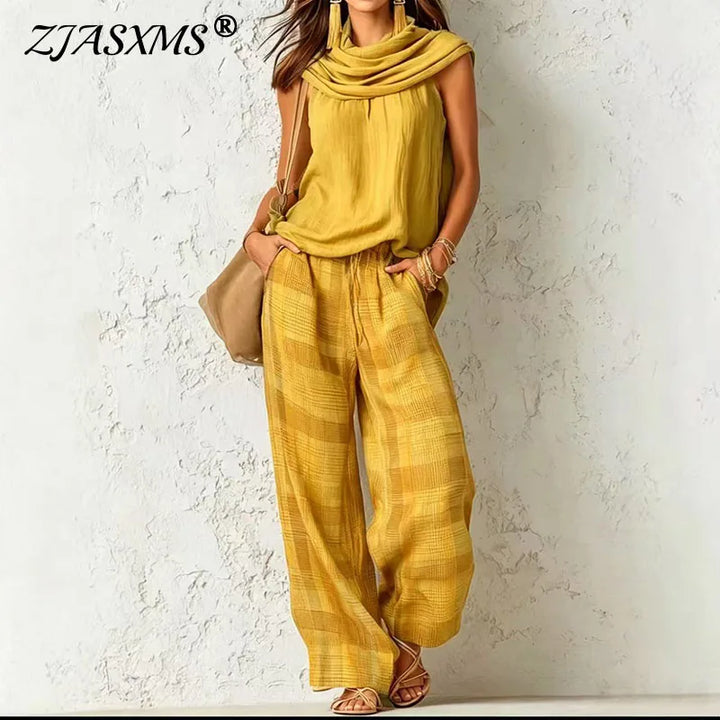 Jade | Two-Piece Linen Set