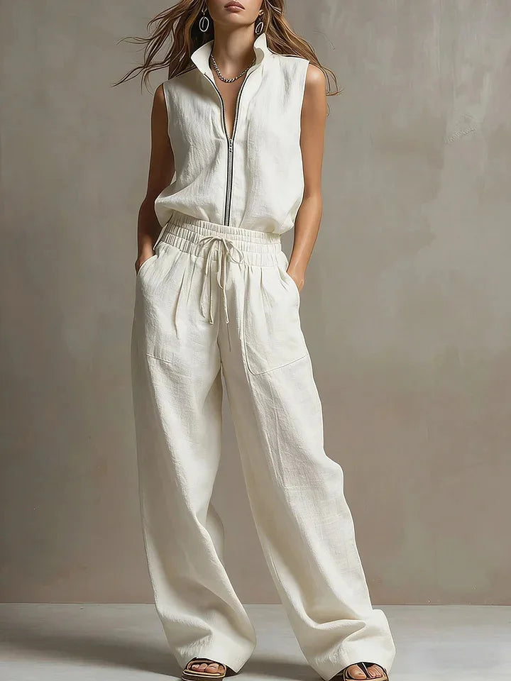 Holly | Two-Piece Linen Set