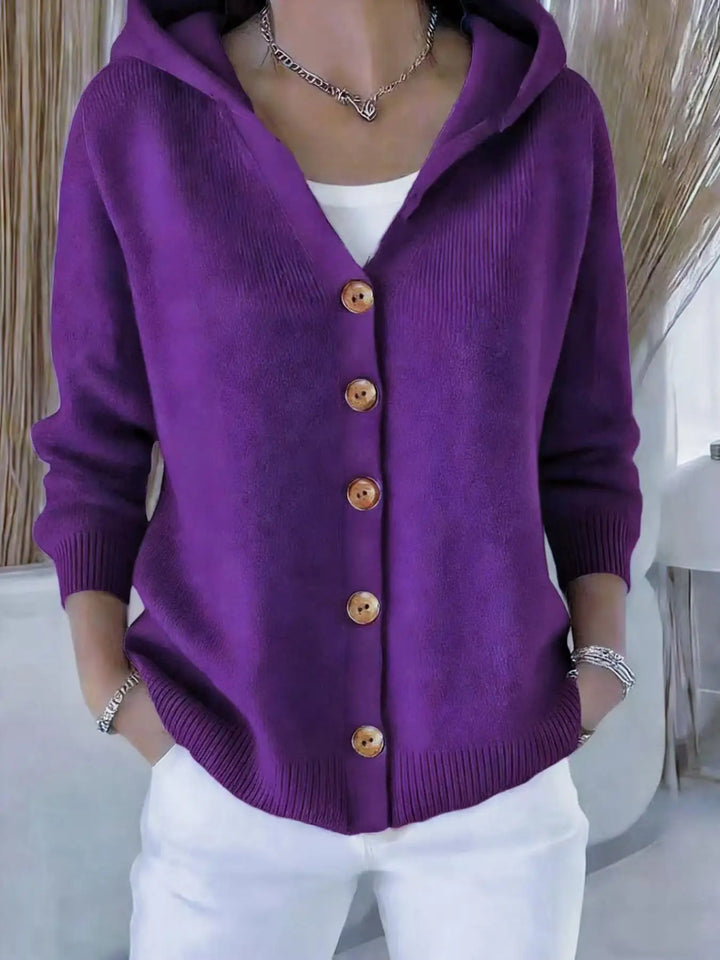 Callie | Hooded Knit Cardigan