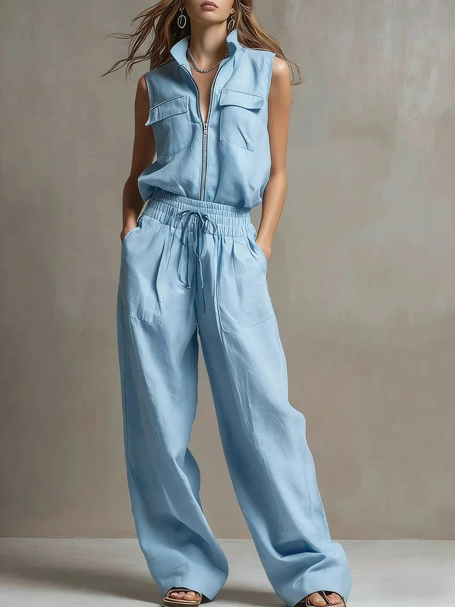 Holly | Two-Piece Linen Set