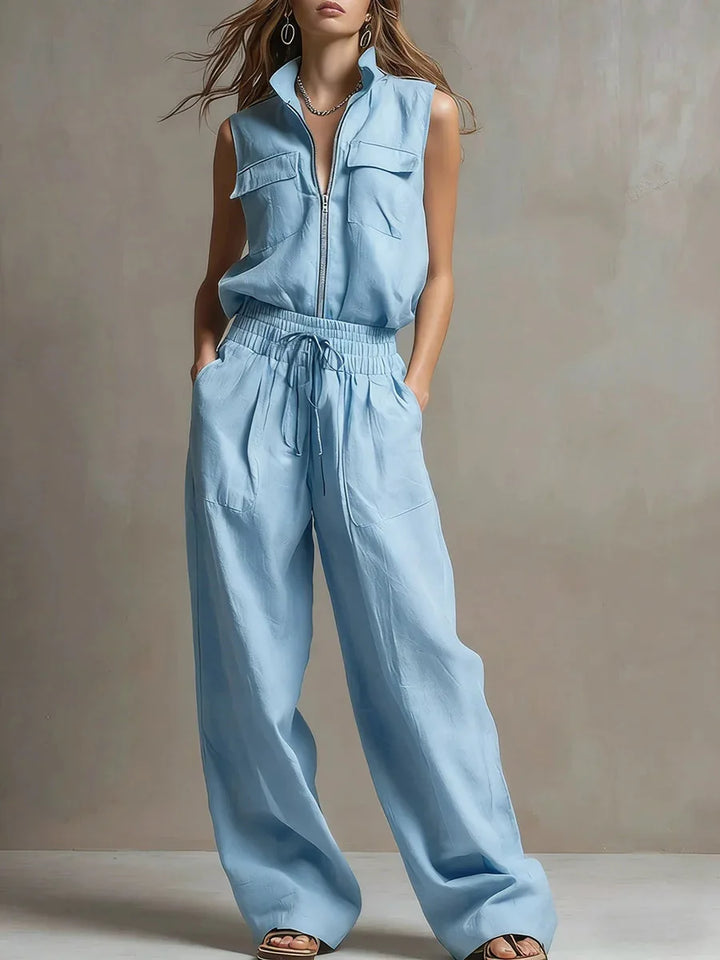 Holly | Two-Piece Linen Set