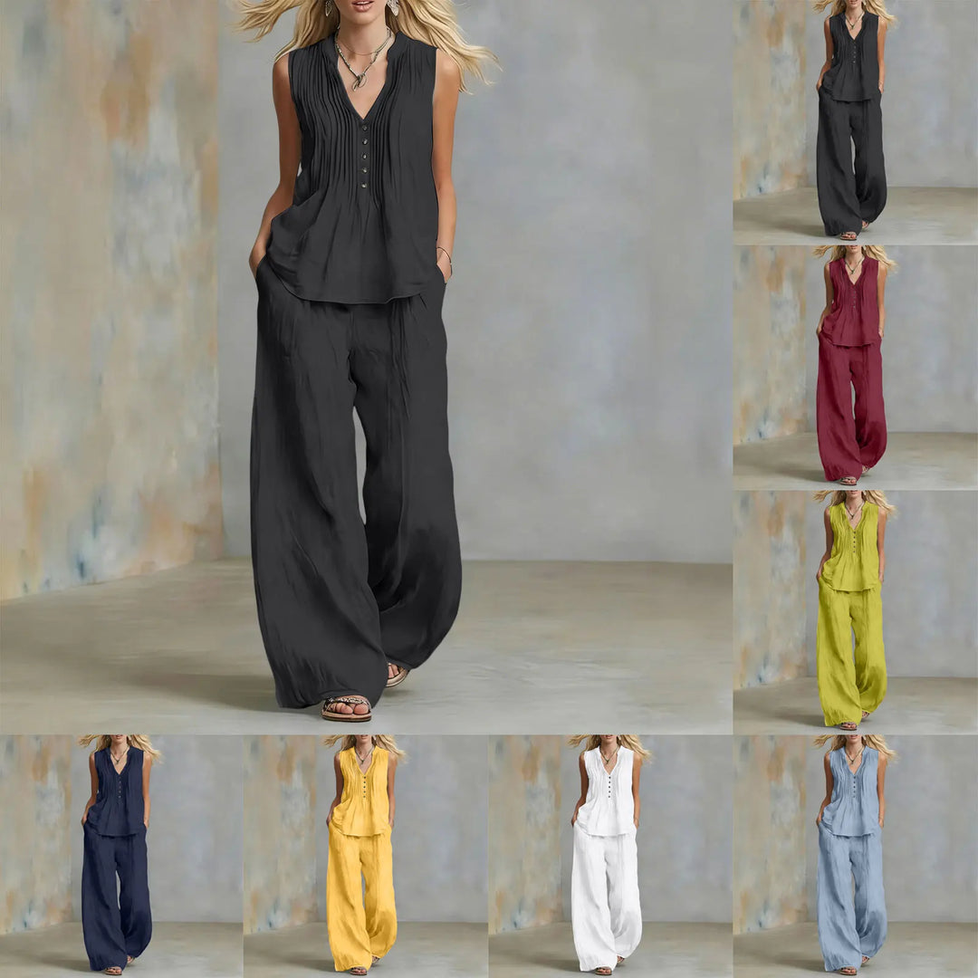 Lily | Two-Piece Linen Set