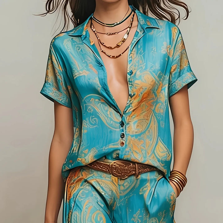 Pia | Two-Piece Linen Set