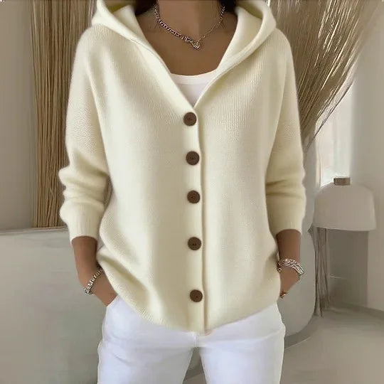 Willow | Hooded Button Cardigan