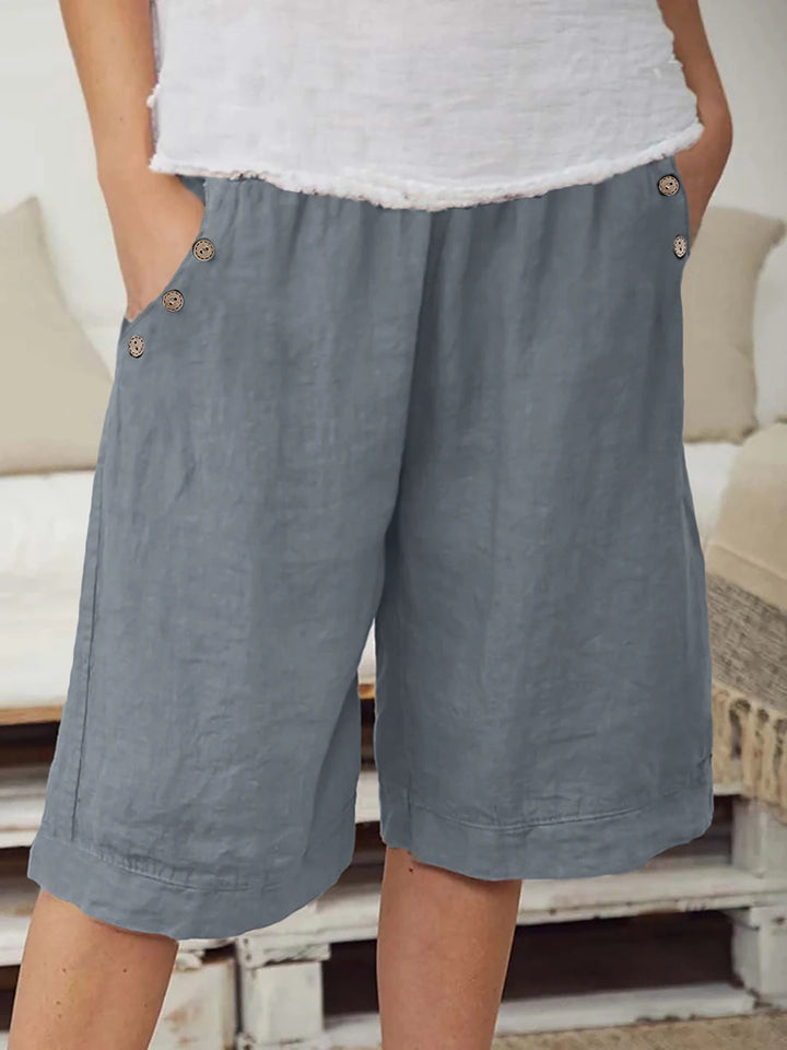 Reeve | Wide-Leg Elastic-Waist Shorts