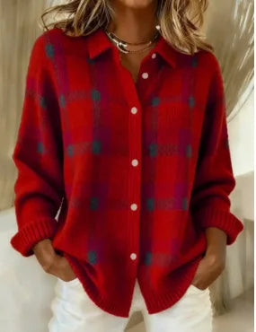 Marlowe | Plaid Longline Cardigan