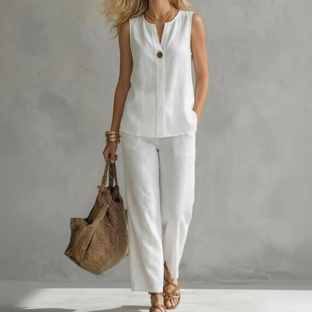Nova | Two-Piece Linen Set