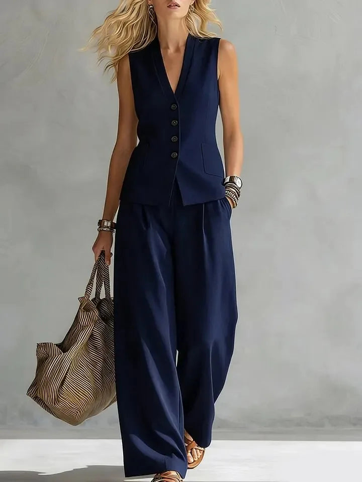 Grace | Two-Piece Linen Set