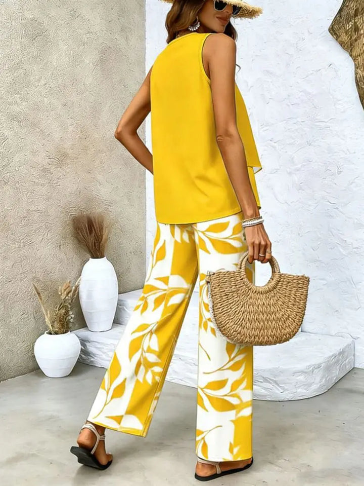 Amber | Two-Piece Linen Set
