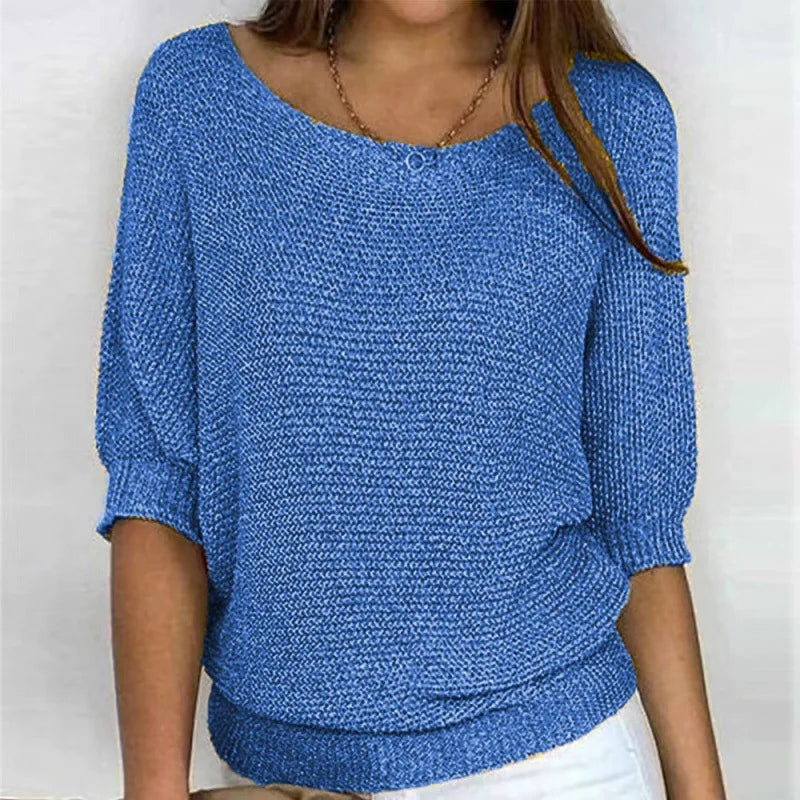 Juno | Half-Sleeve Knit Top