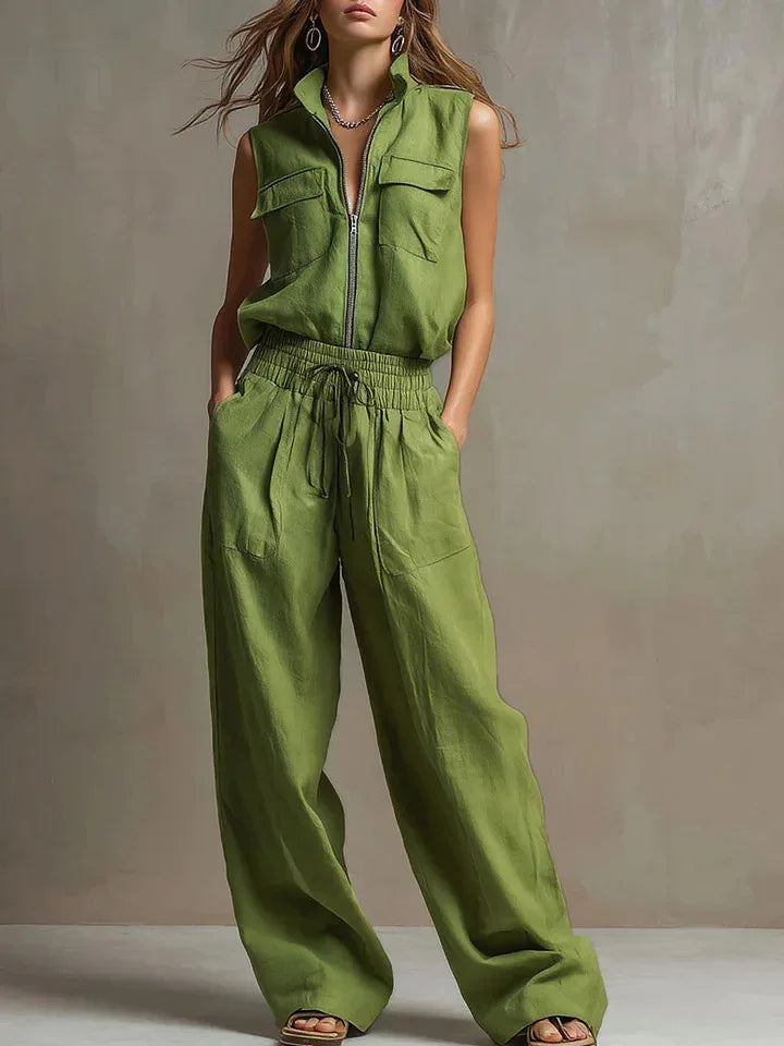 Holly | Two-Piece Linen Set