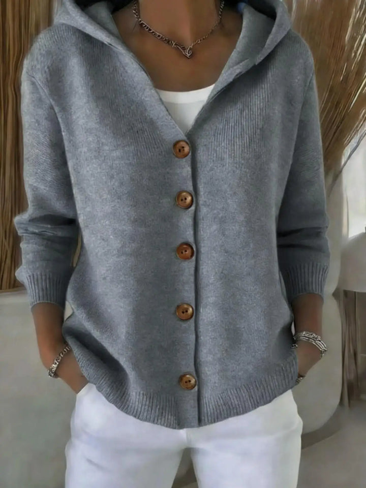 Callie | Hooded Knit Cardigan