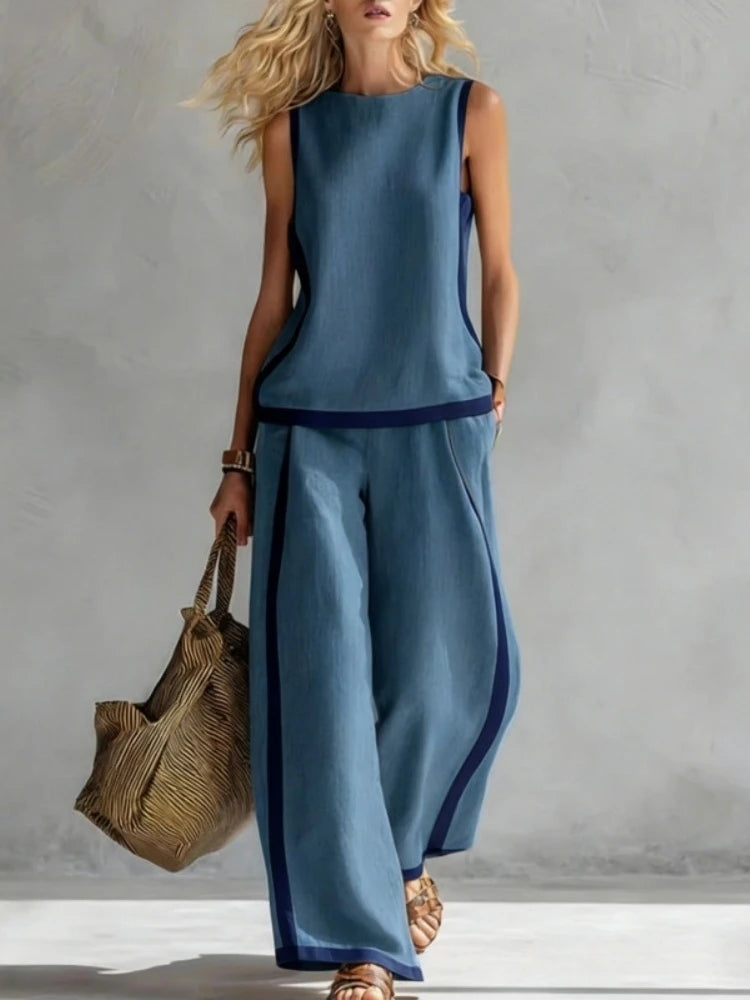 Isla | Two-Piece Linen Set