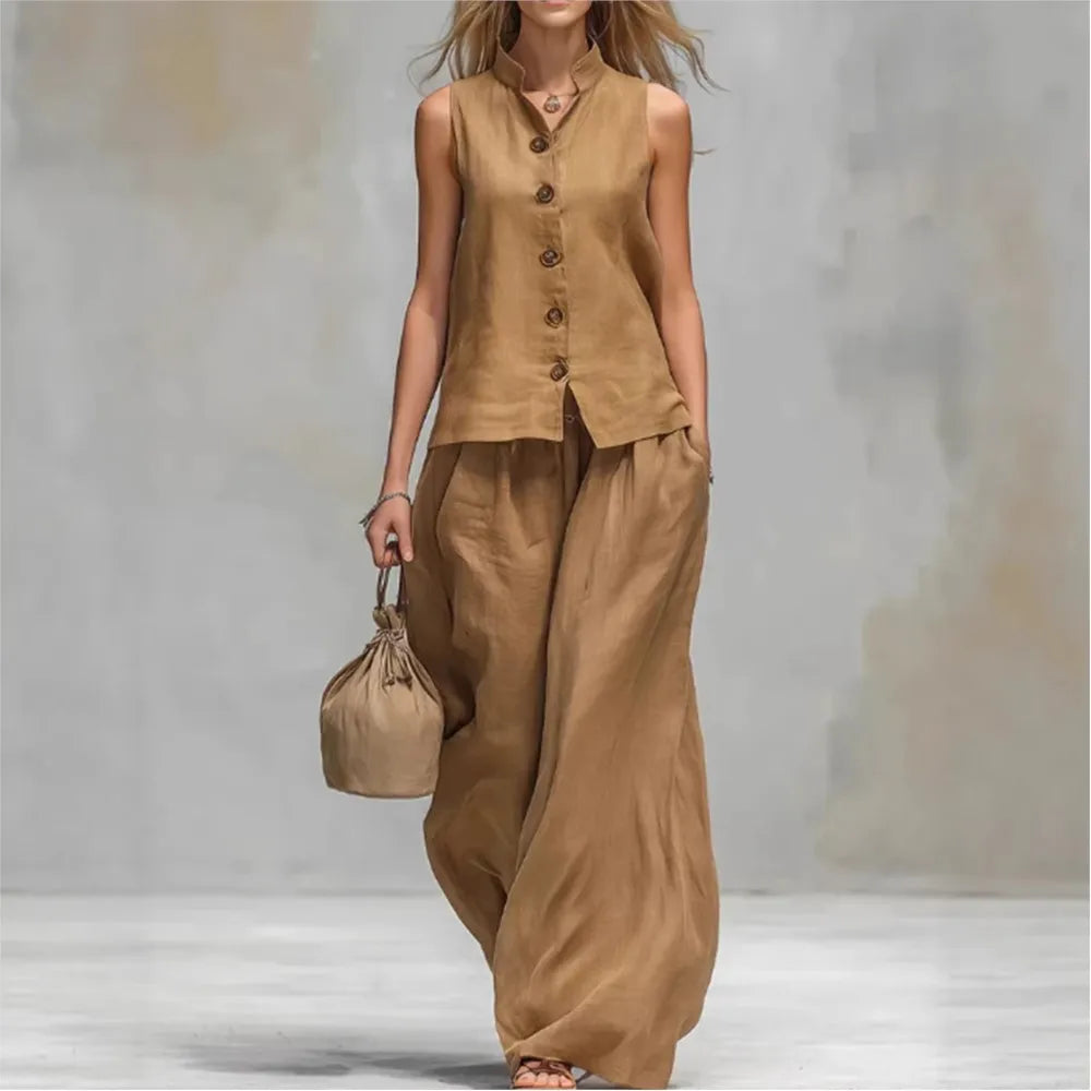 Kate | Two-Piece Linen Set