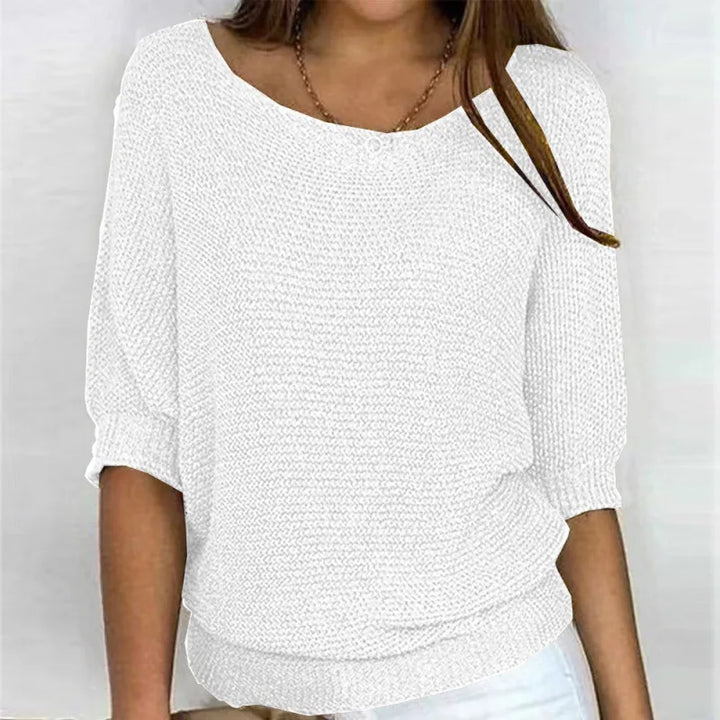 Juno | Half-Sleeve Knit Top