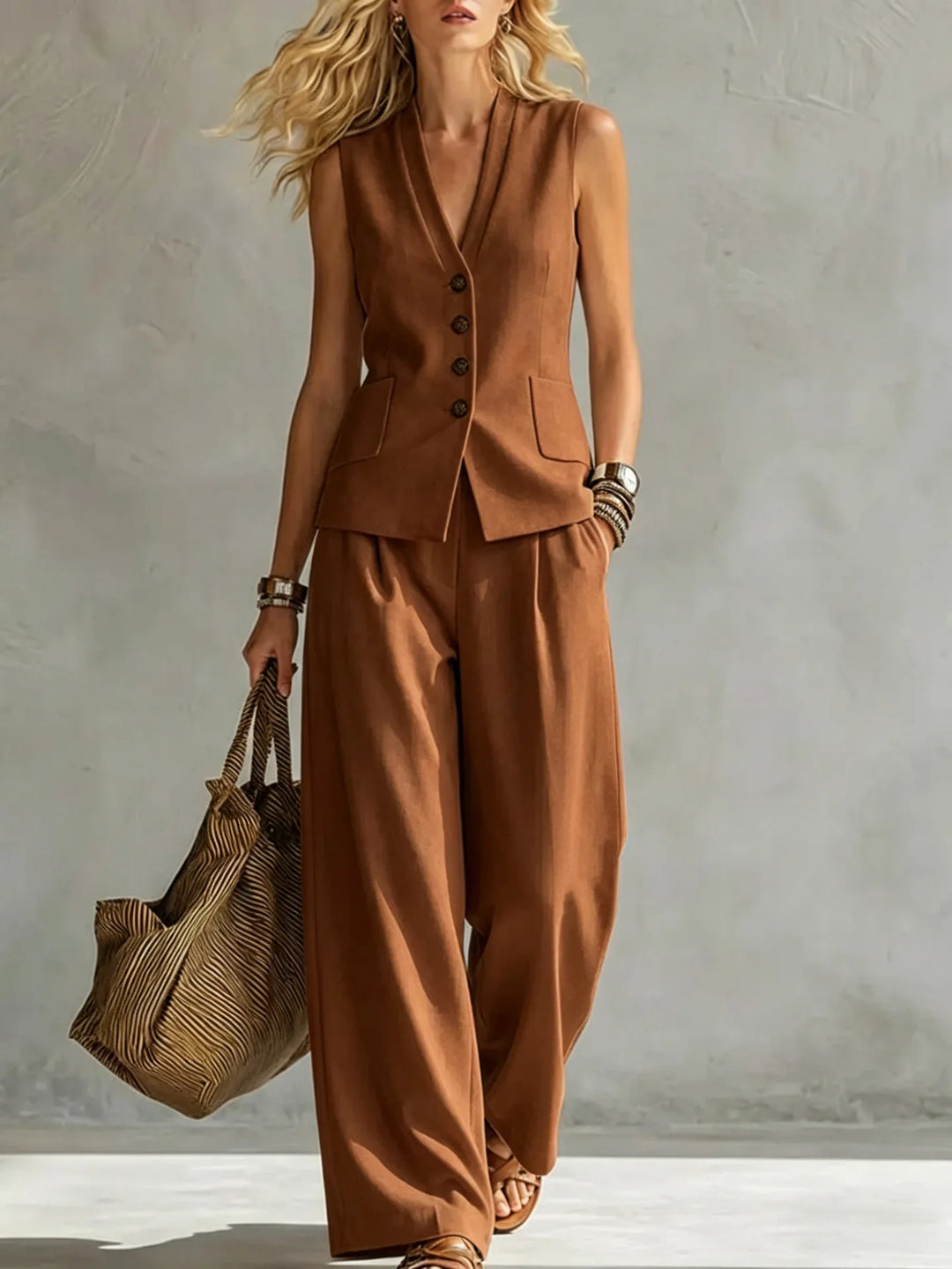 Grace | Two-Piece Linen Set