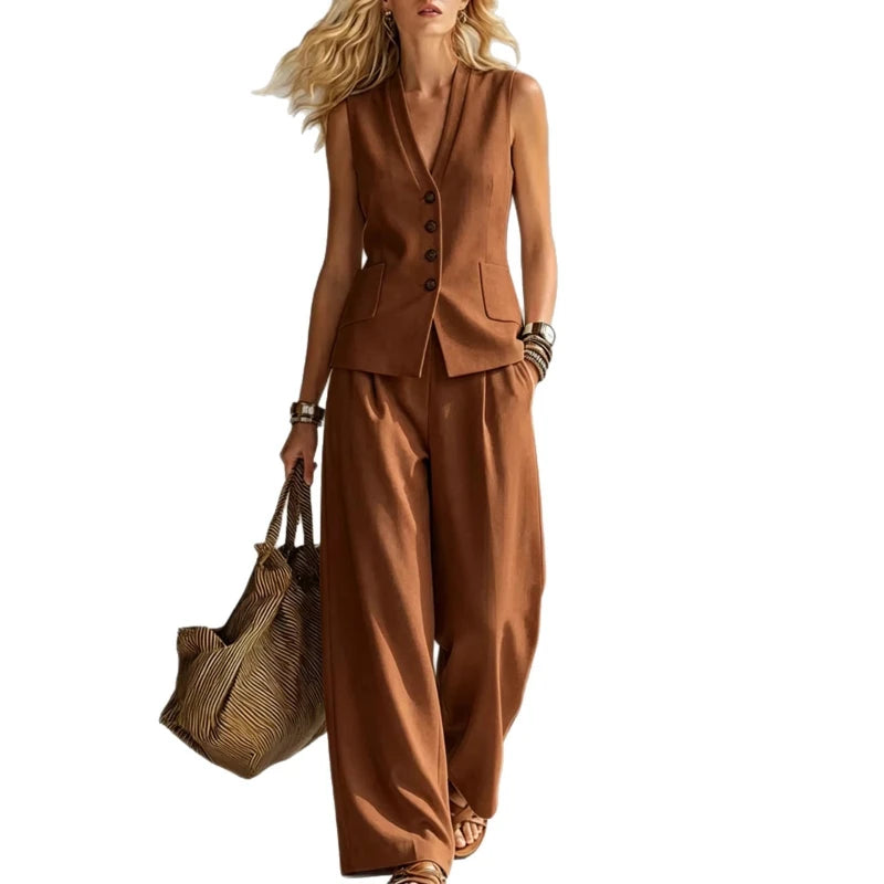 Grace | Two-Piece Linen Set