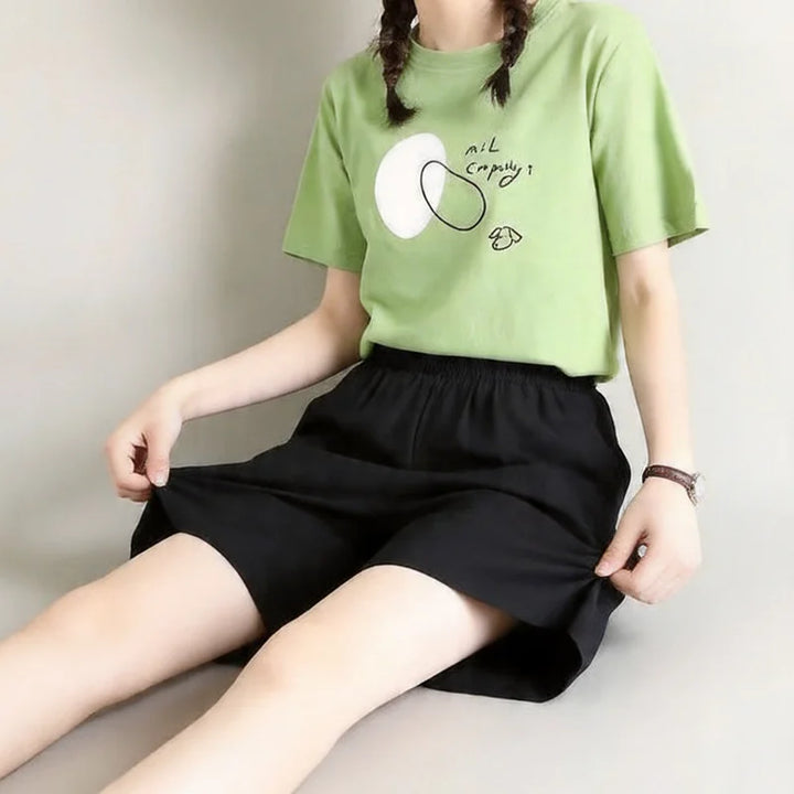 Freya | Ice-Silk Wide-Leg Shorts