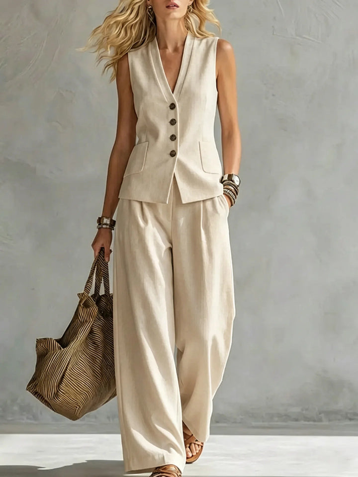 Grace | Two-Piece Linen Set