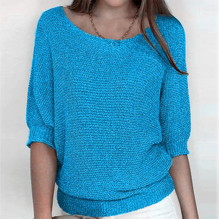 Juno | Half-Sleeve Knit Top