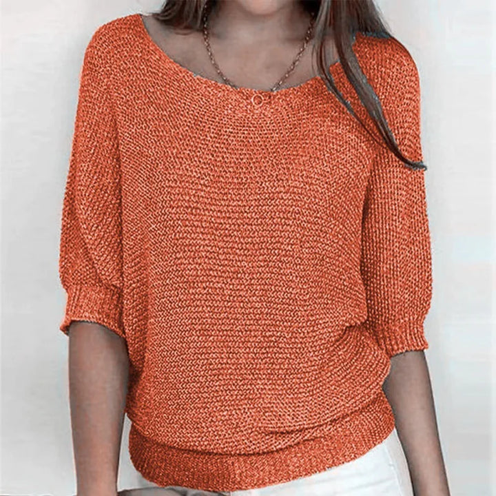 Juno | Half-Sleeve Knit Top