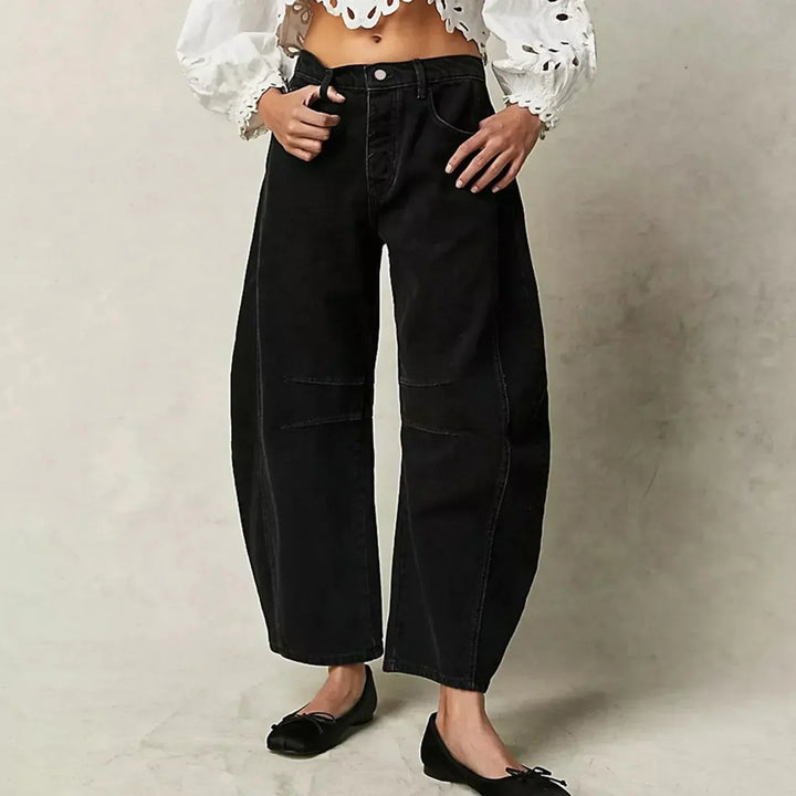 Calla | Modern Wide Leg Cropped Trousers