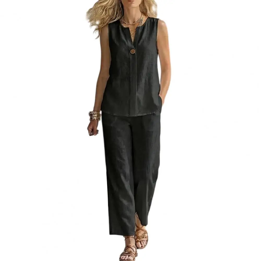 Nova | Two-Piece Linen Set