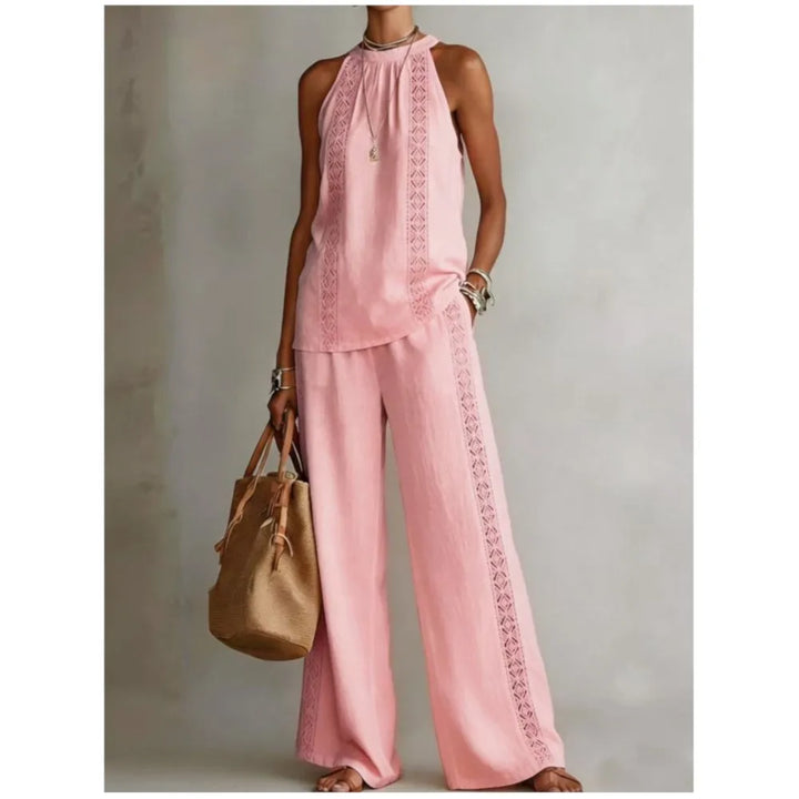 Ruby | Two-Piece Linen Set