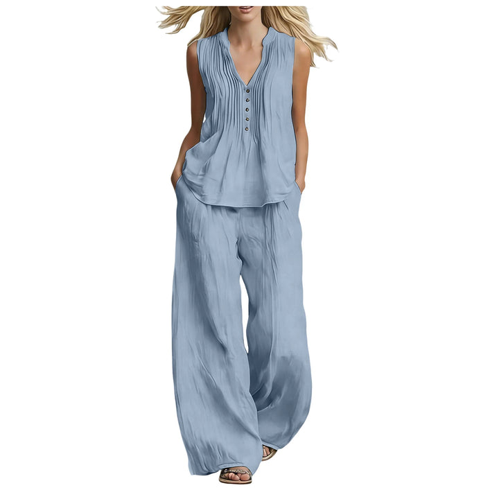 Lily | Two-Piece Linen Set