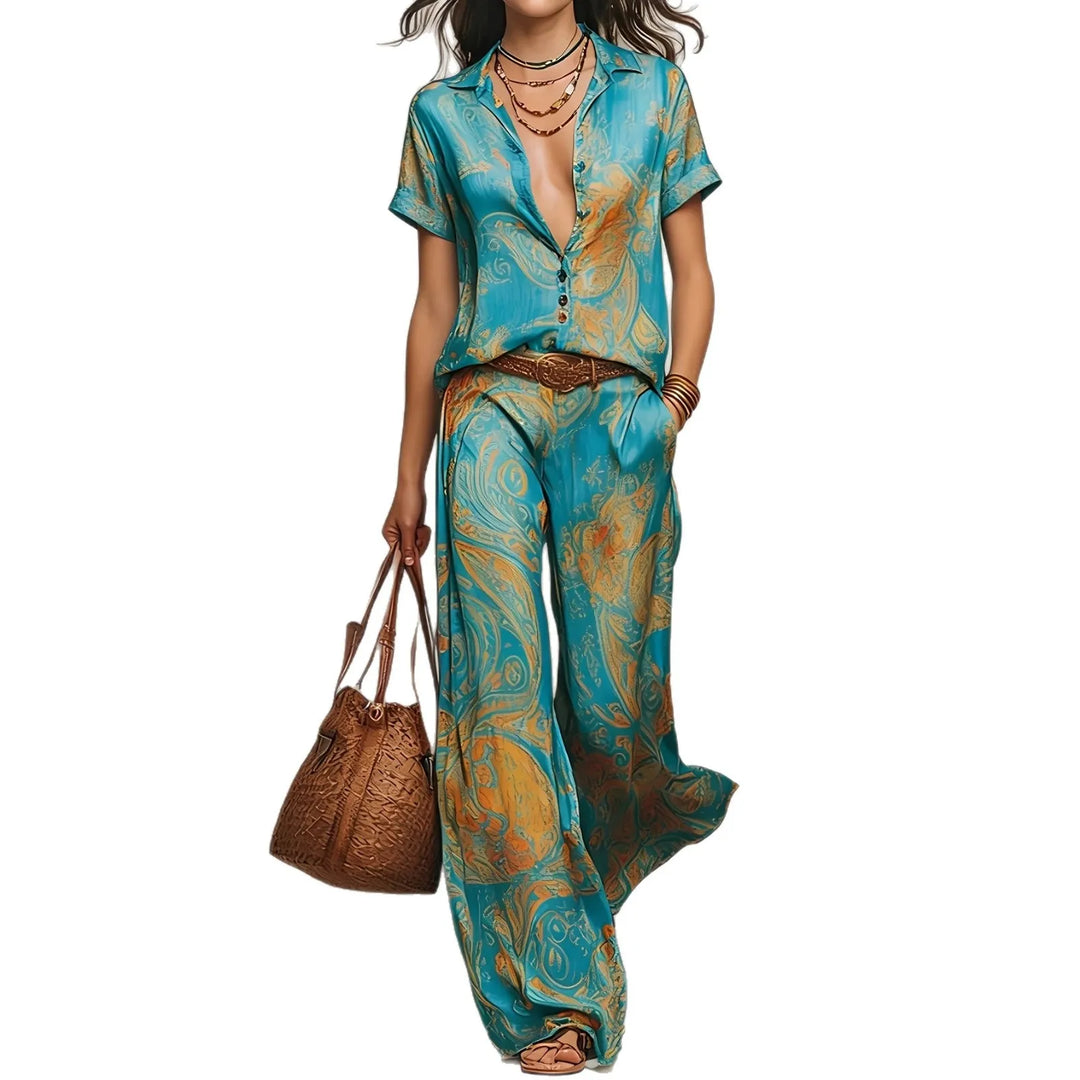 Pia | Two-Piece Linen Set