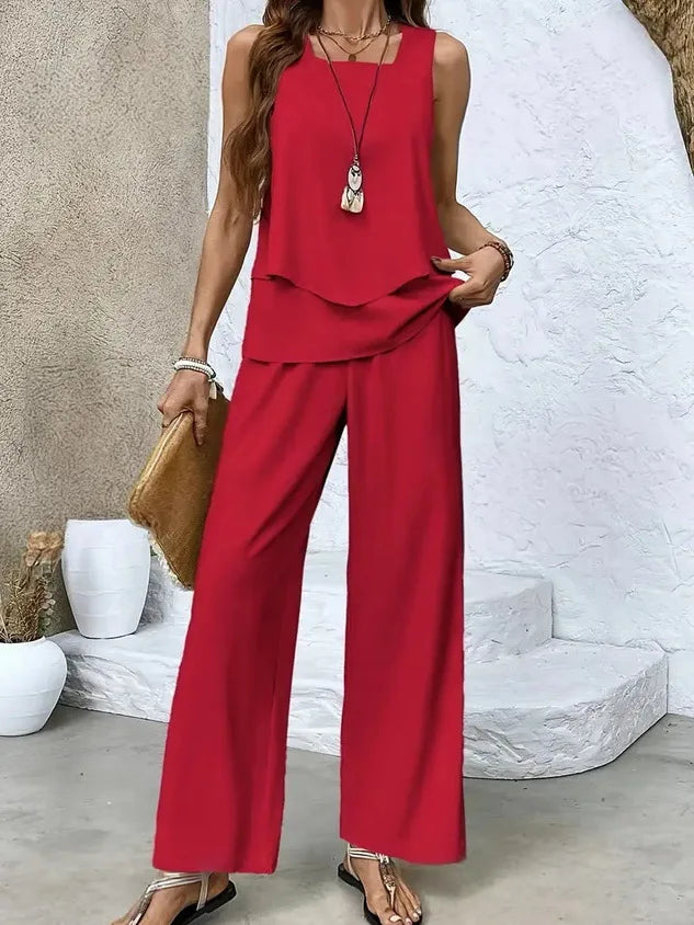 Bella | Two-Piece Linen Set