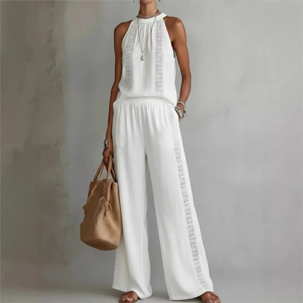 Ruby | Two-Piece Linen Set